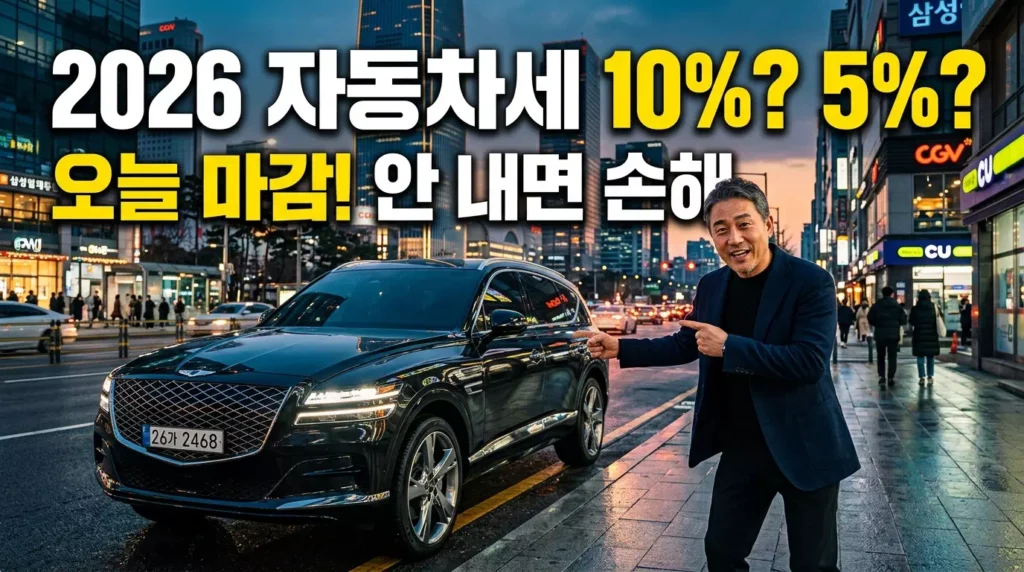 2026 자동차세 연납 신청으로 세금 절약하는 완벽 가이드