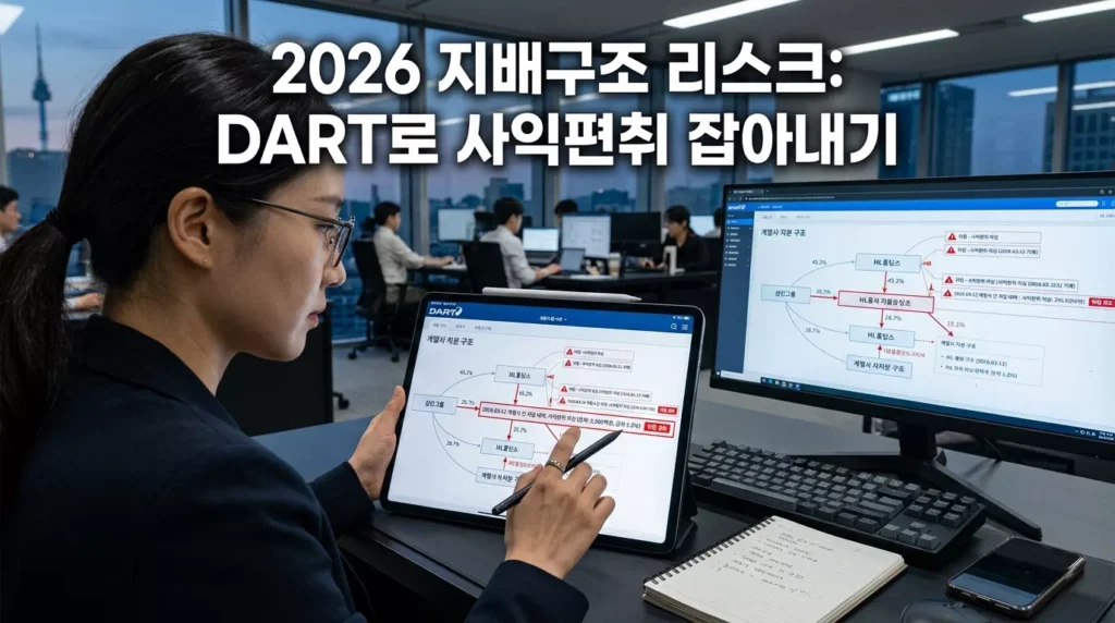 기업 지배구조 대주주 리스크: 실전 사례와 DART 체크리스트 분석