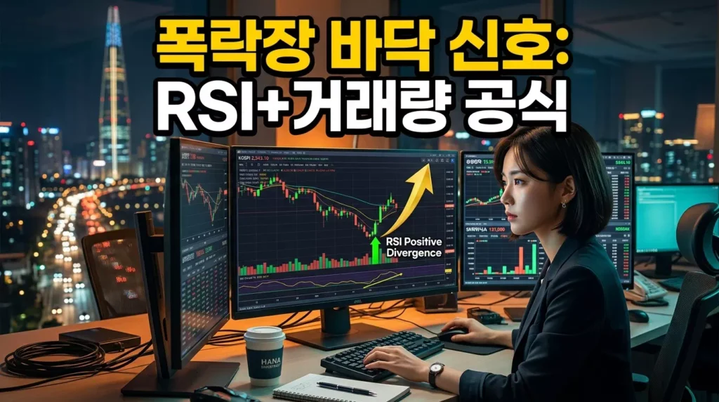 폭락장 바닥 신호 분석: RSI 다이버전스와 거래량 기반 실전 전략