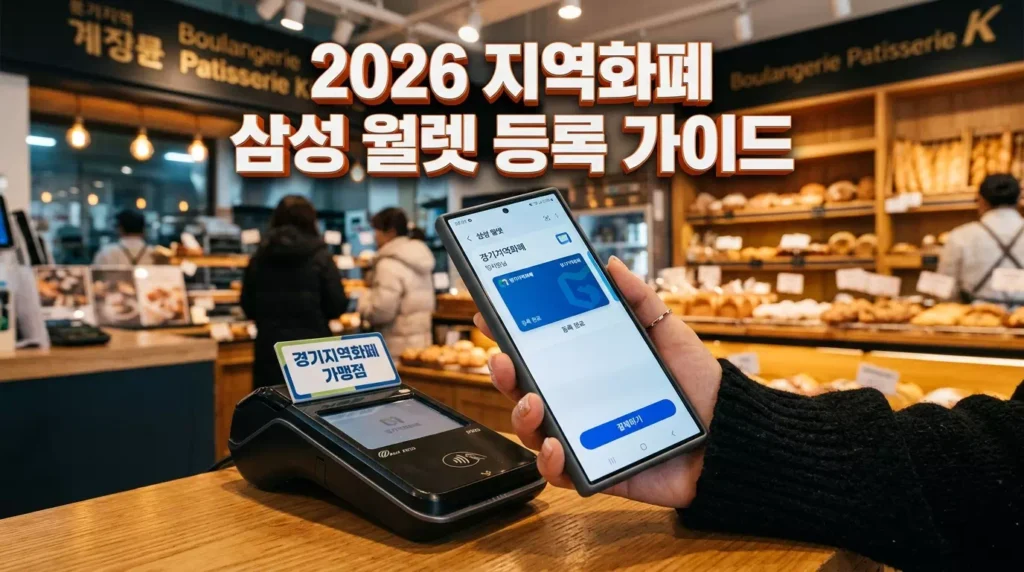 지역화폐 삼성페이 등록 방법 및 결제 오류 해결 가이드 (2026 업데이트)