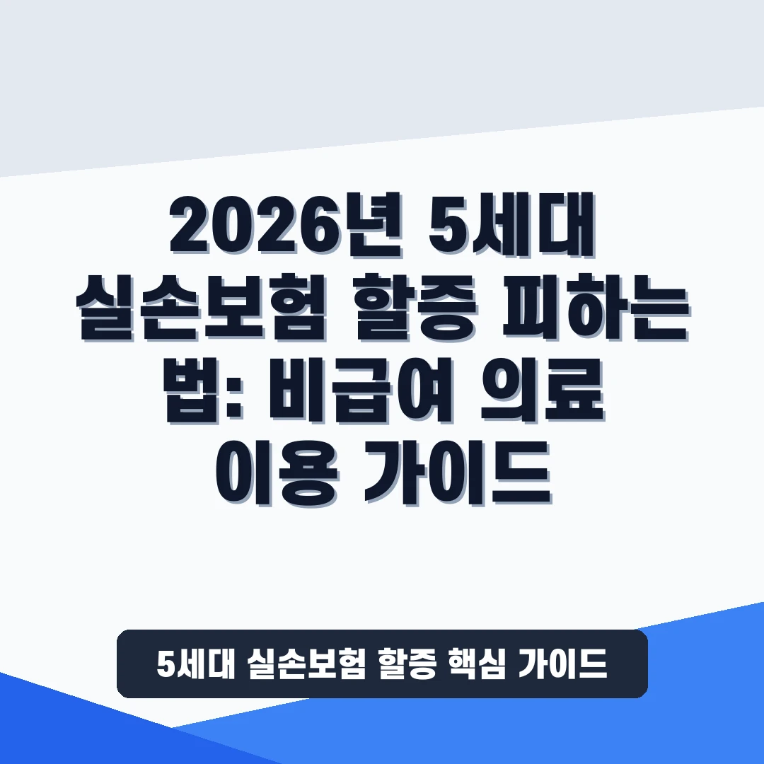 5세대 실손보험 할증