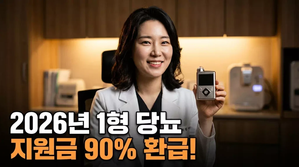 1형 당뇨 인슐린 펌프 지원금 2026년 최신 혜택 및 신청 가이드