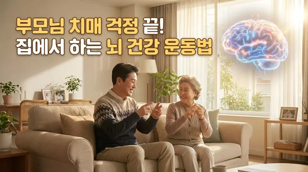 집에서 따라 하는 부모님 뇌 건강 운동법: 치매 예방 10분 가이드