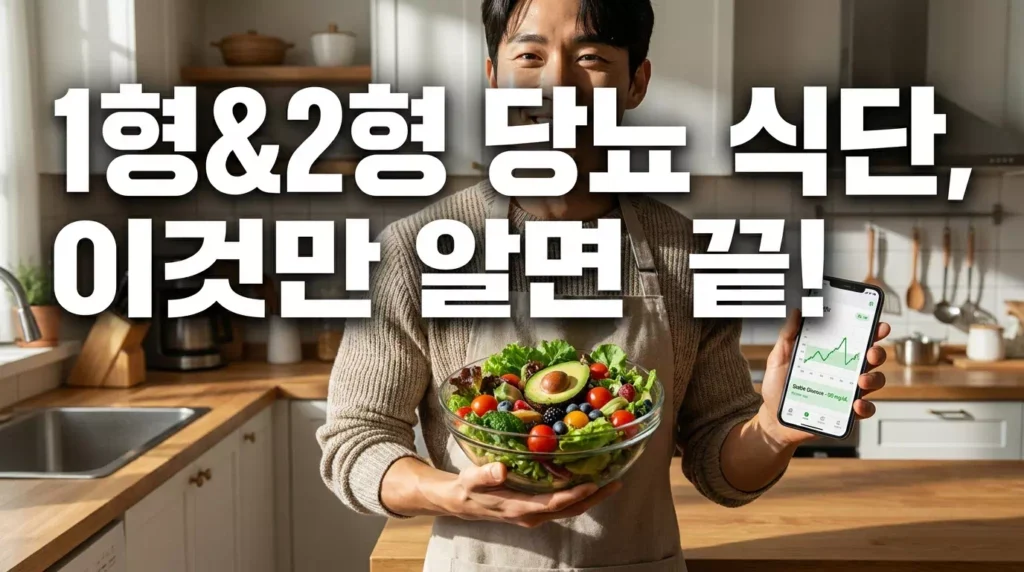 1형 및 2형 당뇨 맞춤형 식단 관리 비법: 혈당 안정 가이드