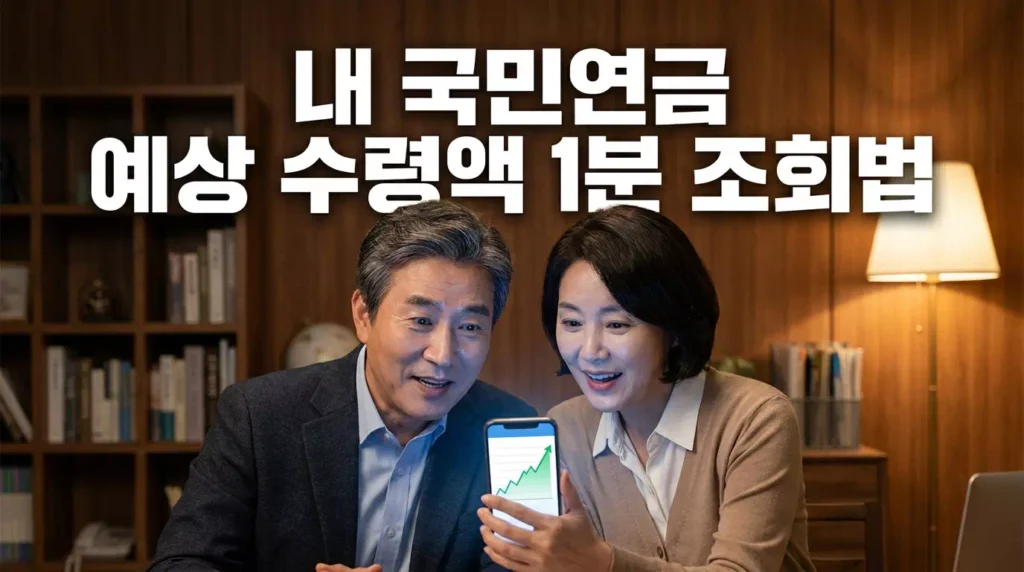 내 국민연금 예상 수령액 조회