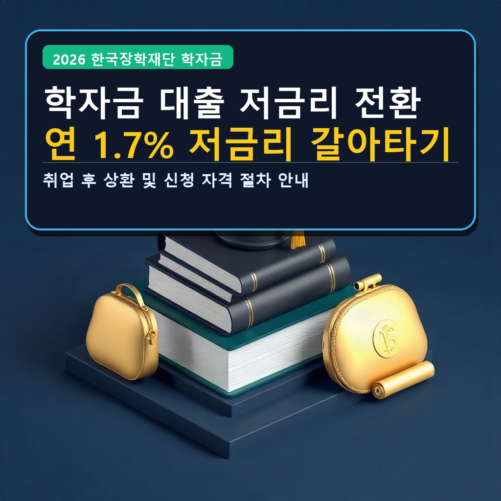 학자금 대출 저금리 전환 연 1.7% 저금리 갈아타기