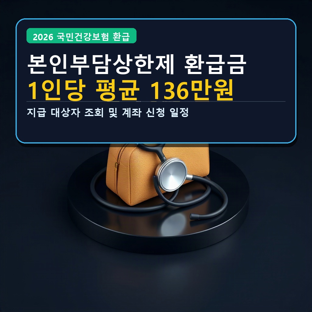 본인부담상한제 환급금 1인당 평균 136만원