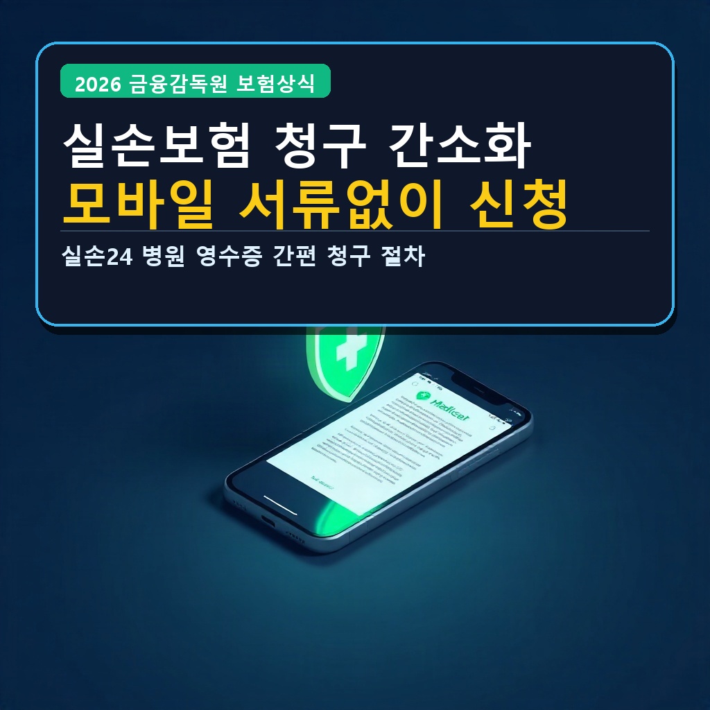 실손보험 청구 간소화 모바일 서류없이 신청